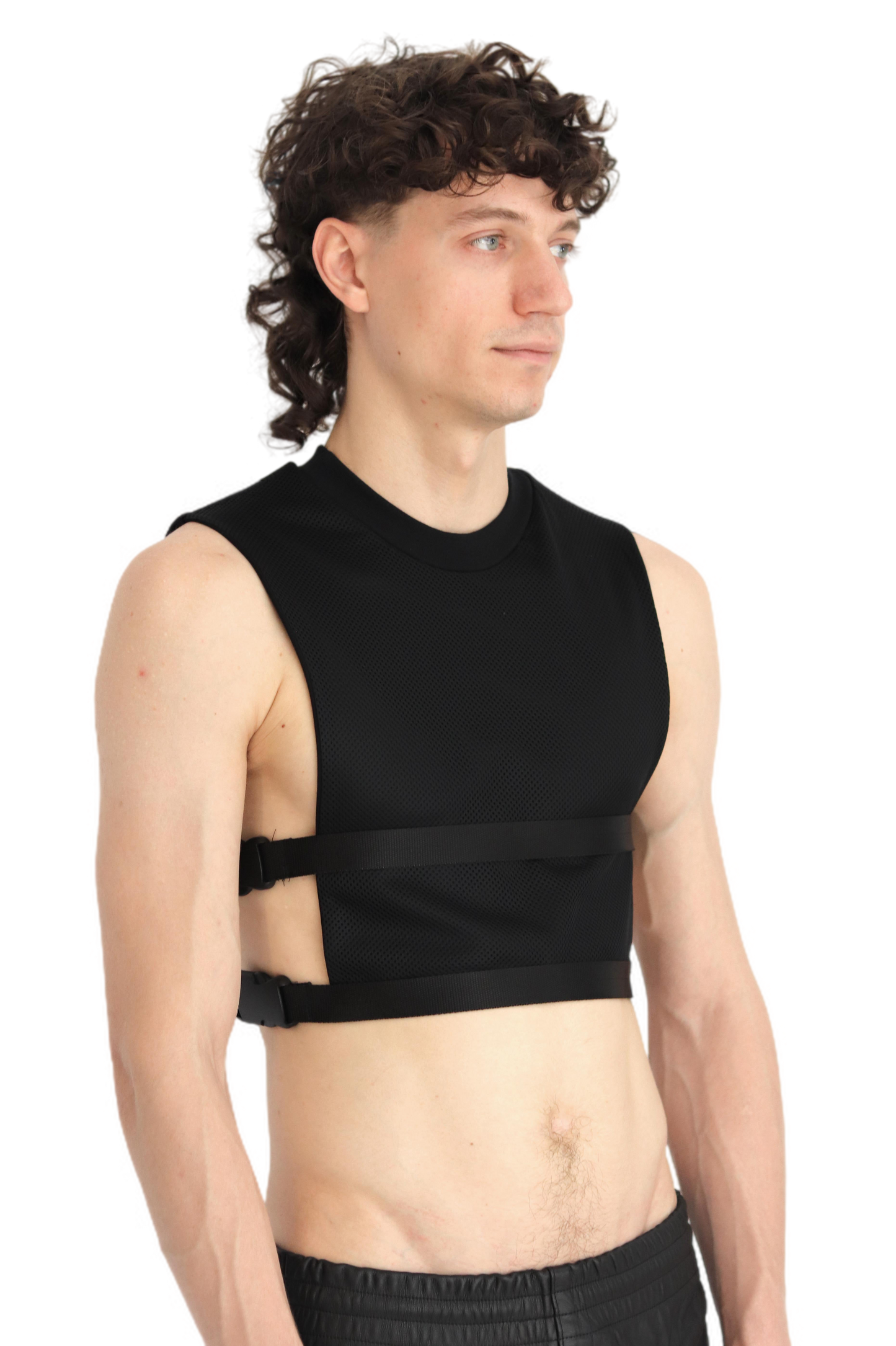 crop top for him, party top
