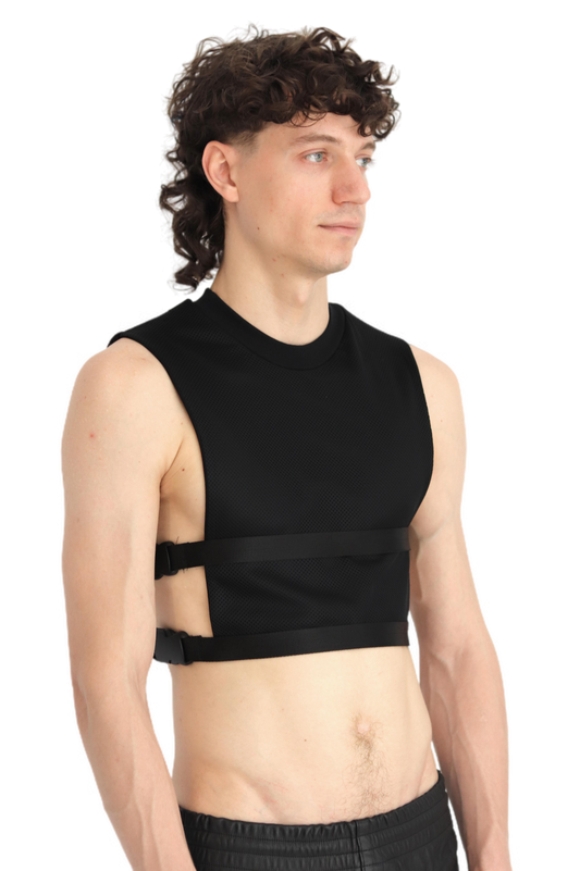 crop top for him, party top
