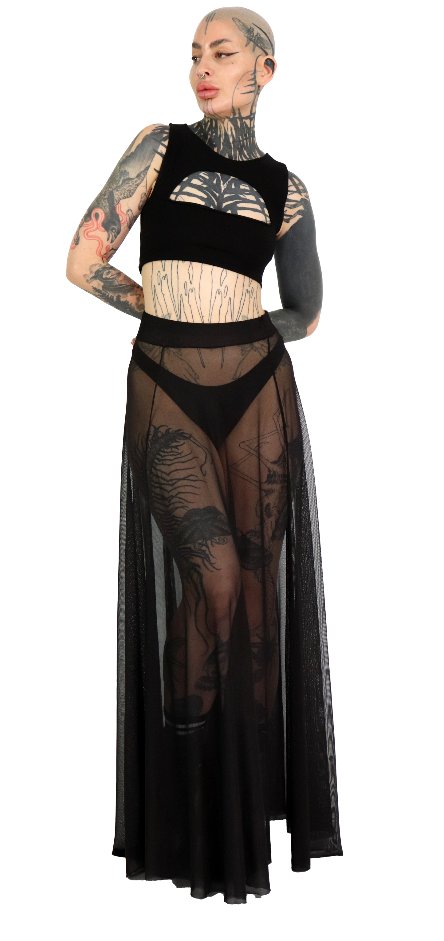 OCEAN mesh skirt