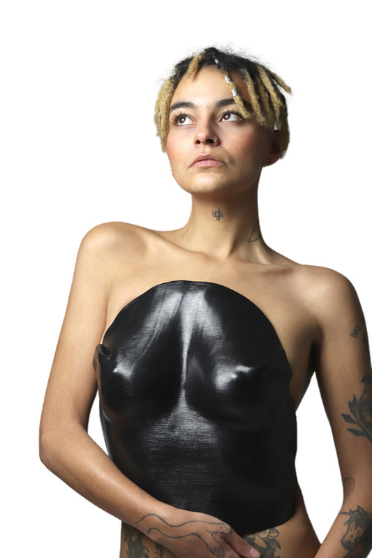ONIKA leather bustier