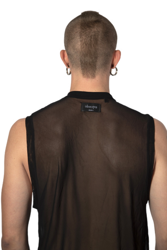 LIAN mesh tank top