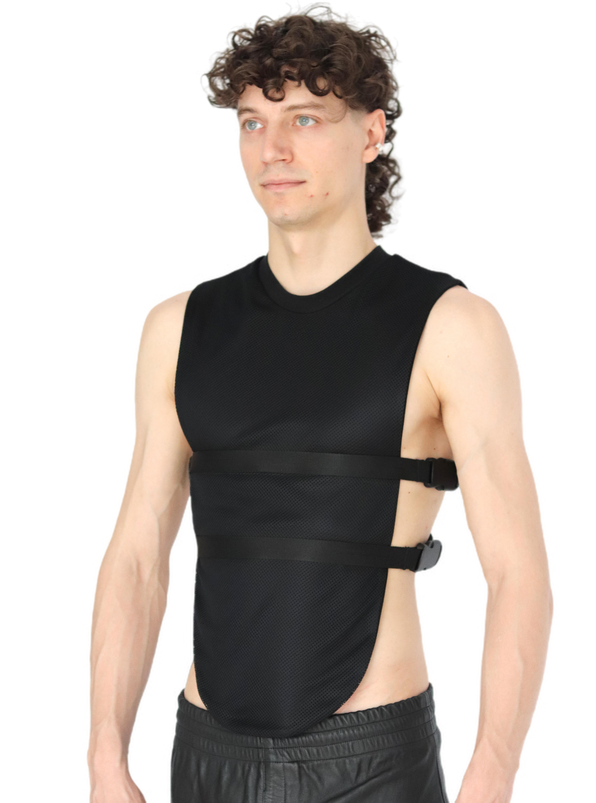 mesh top, rave top, tank top