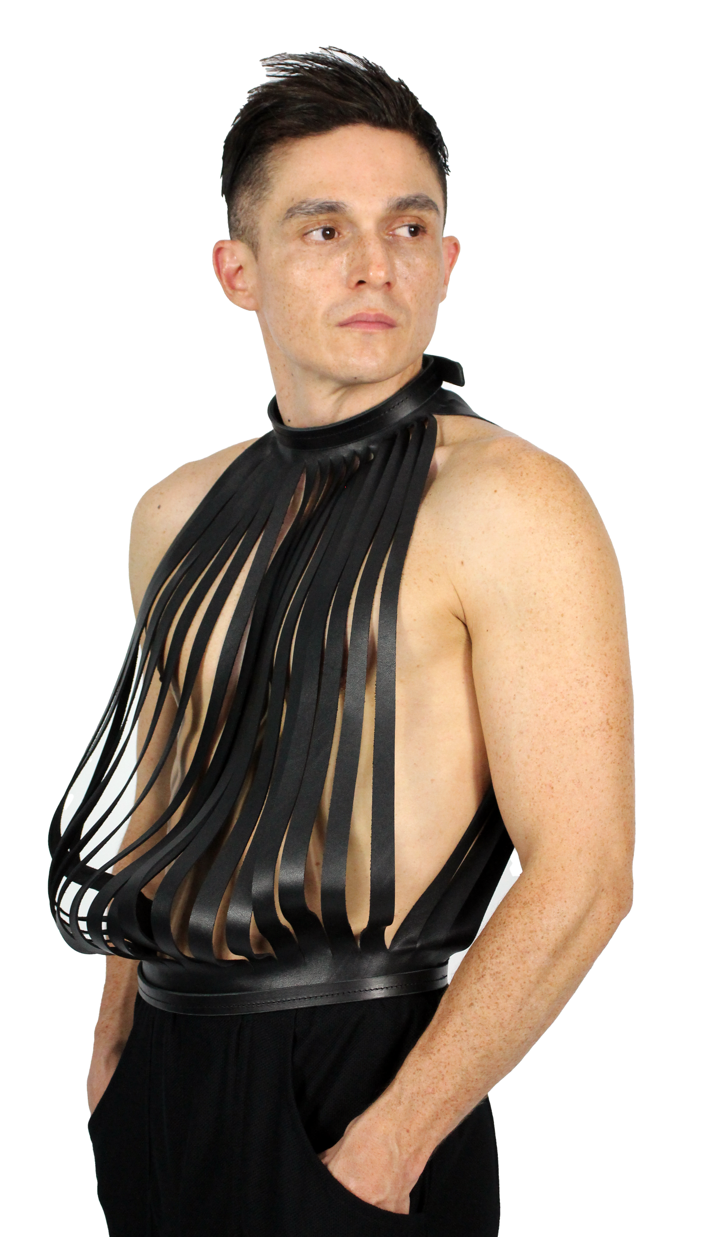 IDDA leather top
