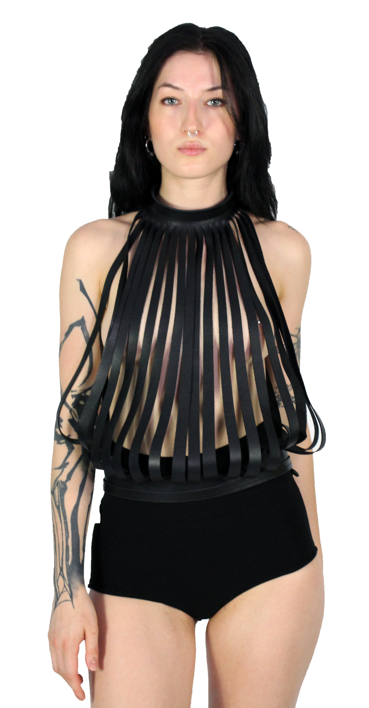 IDDA leather top