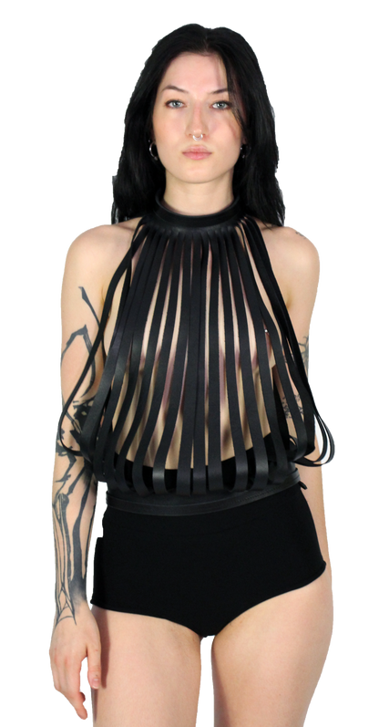 IDDA leather top