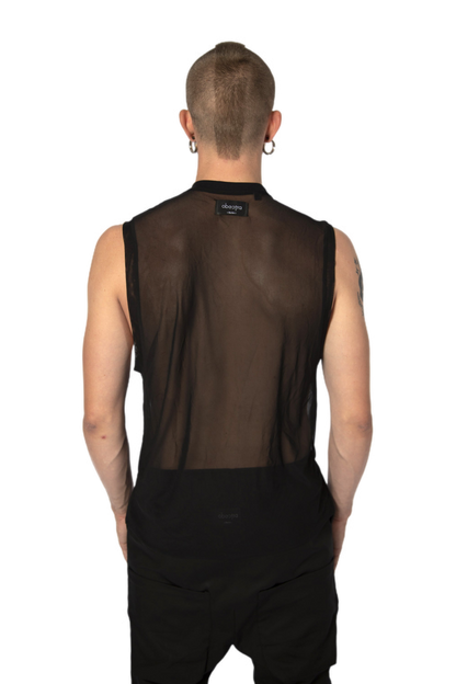 LIAN mesh tank top