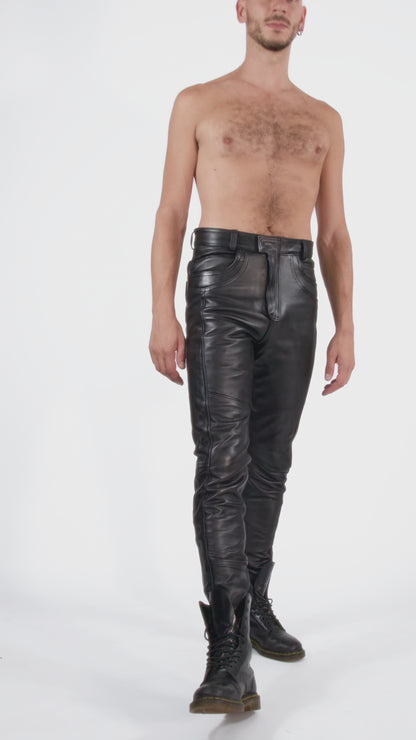 OBECTRA leather pants