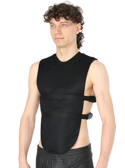 mesh top, rave top, tank top 